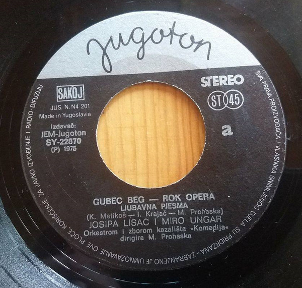 Krajač*, Metikoš*, Prohaska* - Ljubavna Pjesma / Balada O Nesretnoj Ljubavi (7