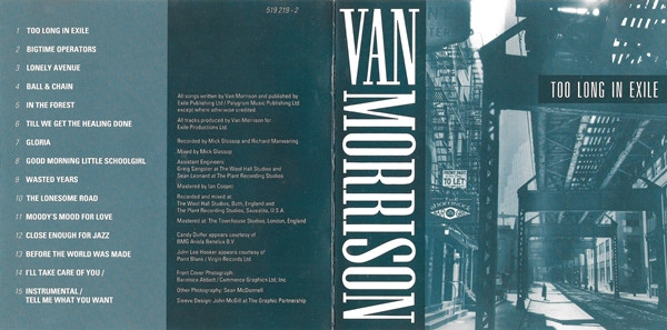 Van Morrison - Too Long In Exile (CD, Album)