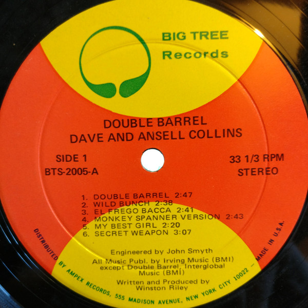Dave And Ansell Collins* - Double Barrel (LP, Album, Mon)