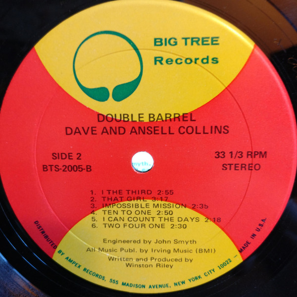 Dave And Ansell Collins* - Double Barrel (LP, Album, Mon)