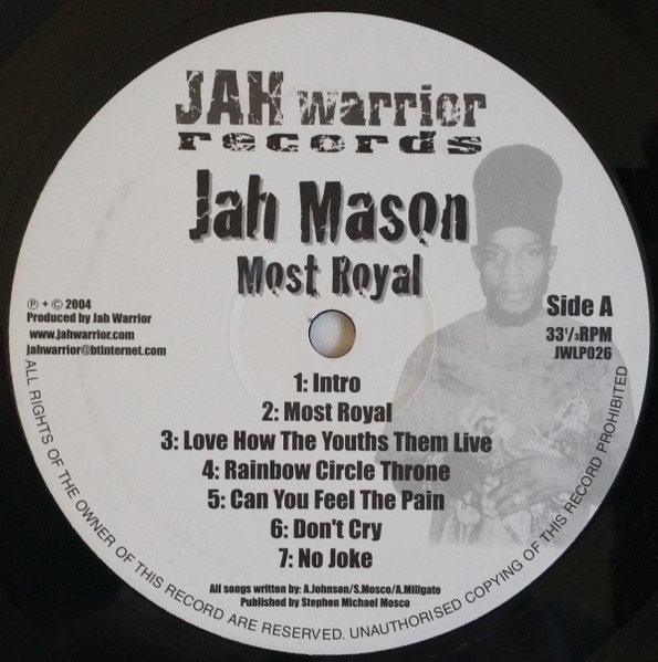 Jah Mason - Most Royal (LP, Album)