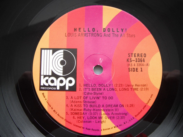 Louis Armstrong - Hello, Dolly! (LP, Album)