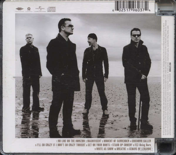 U2 - No Line On The Horizon (CD, Album, RP, Sup)