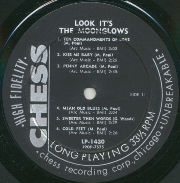 The Moonglows - Look! It's The Moonglows (LP, Album, M/Print)