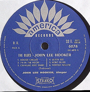 John Lee Hooker - The Blues (LP, Comp)