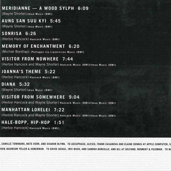 Herbie Hancock, Wayne Shorter - 1+1 (CD, Album, RP, UML)