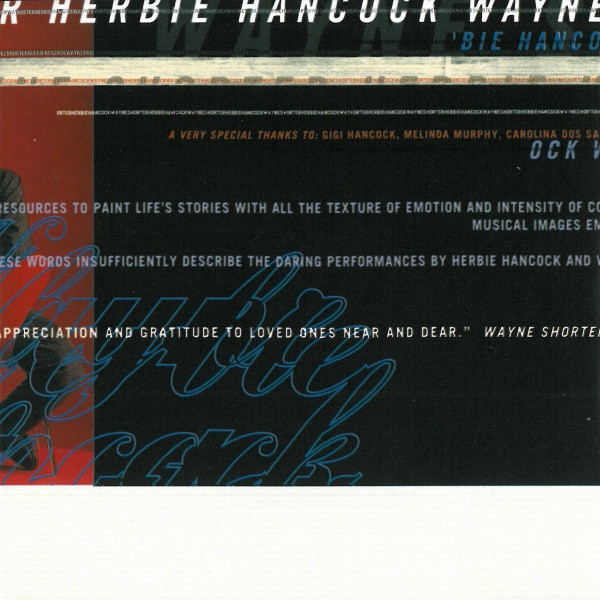 Herbie Hancock, Wayne Shorter - 1+1 (CD, Album, RP, UML)