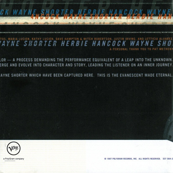 Herbie Hancock, Wayne Shorter - 1+1 (CD, Album, RP, UML)