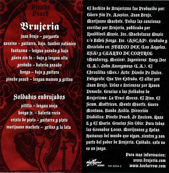 Brujeria - Brujerizmo (CD, Album)