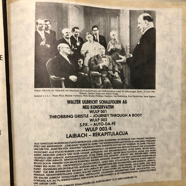 Laibach - Rekapitulacija 1980-84 (2xLP, Album + Box)
