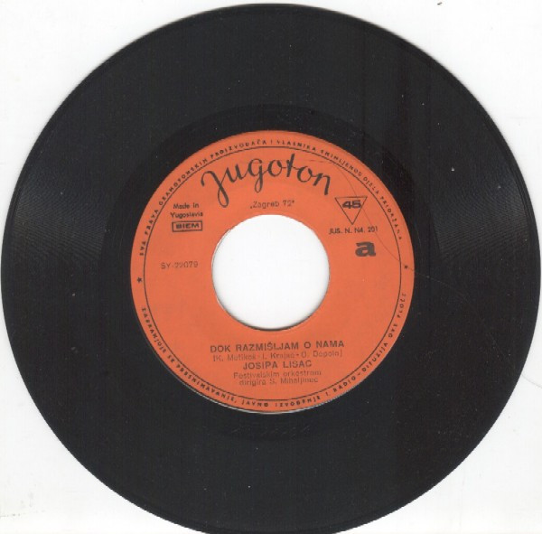 Josipa Lisac - Dok Razmišljam O Nama / Bez Tebe (7