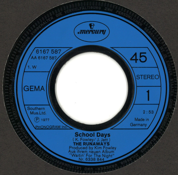 The Runaways - School Days (7