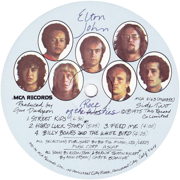 Elton John - Rock Of The Westies (LP, Album, Pin)