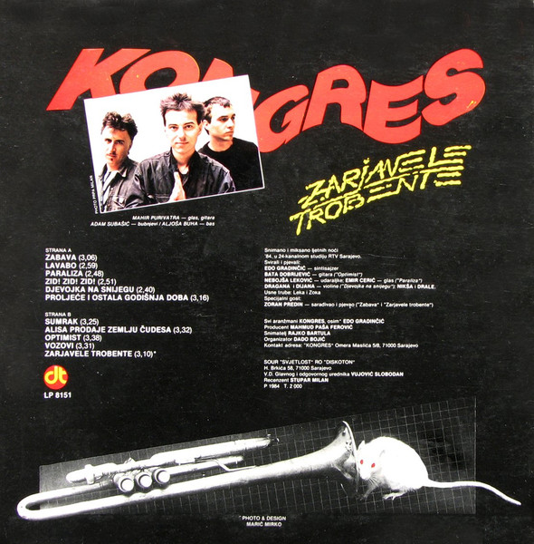 Kongres - Zarjavele Trobente (LP, Album)