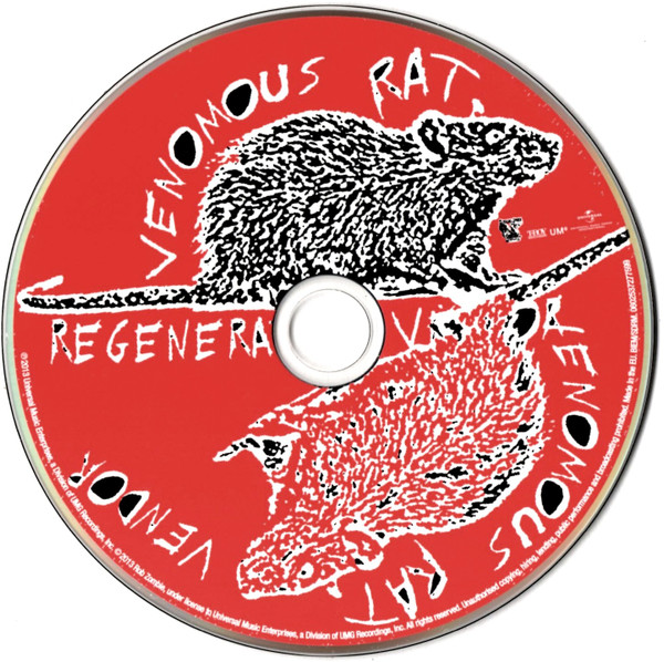 Rob Zombie - Venomous Rat Regeneration Vendor (CD, Album, RE)
