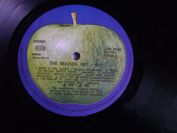 The Beatles - The Beatles ‎– 1967-1970 (2xLP, Comp)
