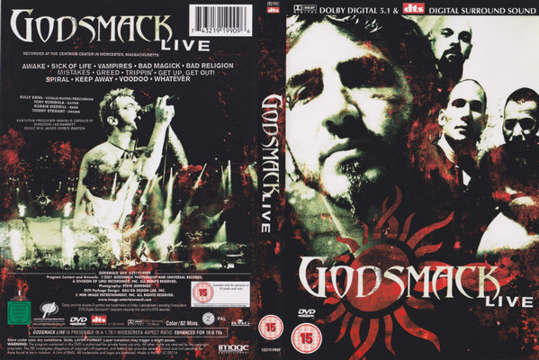 Godsmack - Live (DVD-V, Album, Multichannel, PAL, RC-)