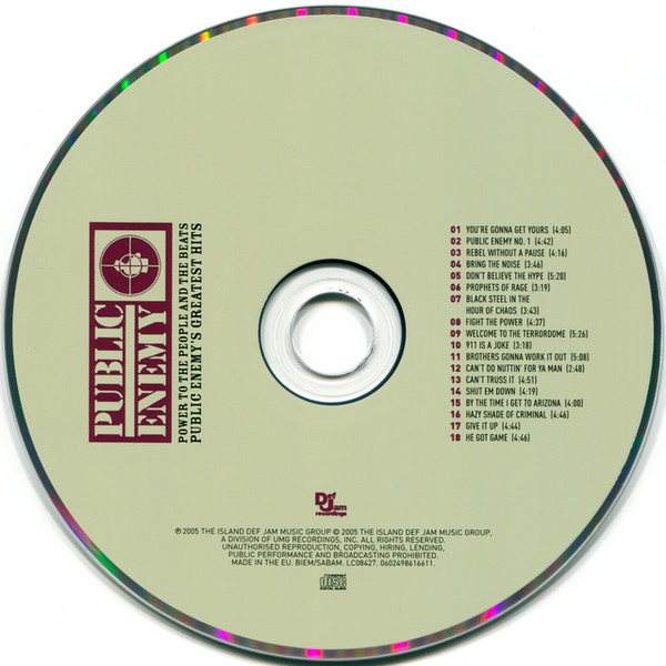 Public Enemy - Power To The People And The Beats (Public Enemy's Greatest Hits) (CD, Comp)