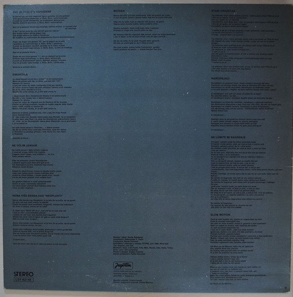 Balašević Đ.* - Bezdan (LP, Album, RP)