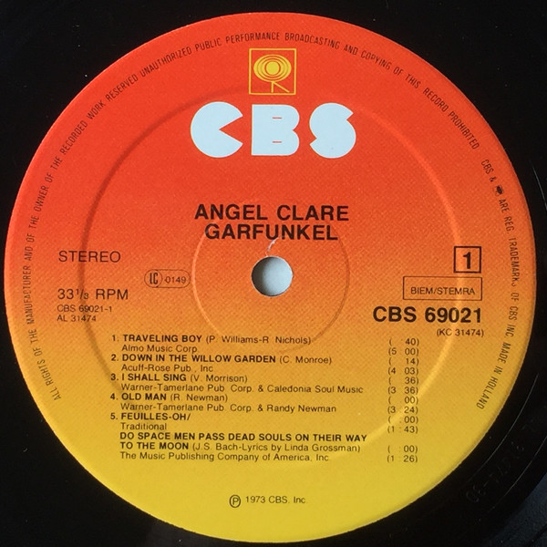 Garfunkel* - Angel Clare (LP, Album)