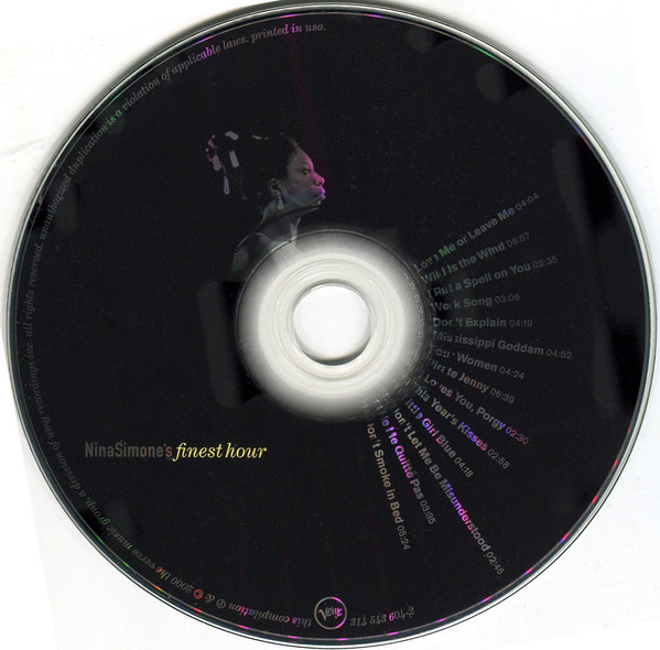 Nina Simone - Nina Simone's Finest Hour (CD, Comp)