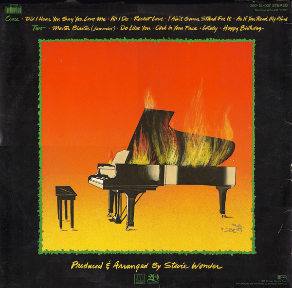 Stevie Wonder - Hotter Than July (LP, Album, Gat)