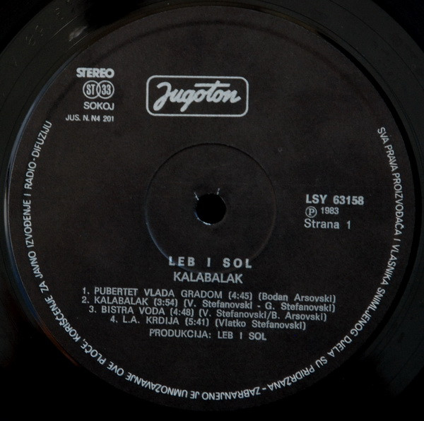 Leb I Sol - Kalabalak (LP, Album, Bla)