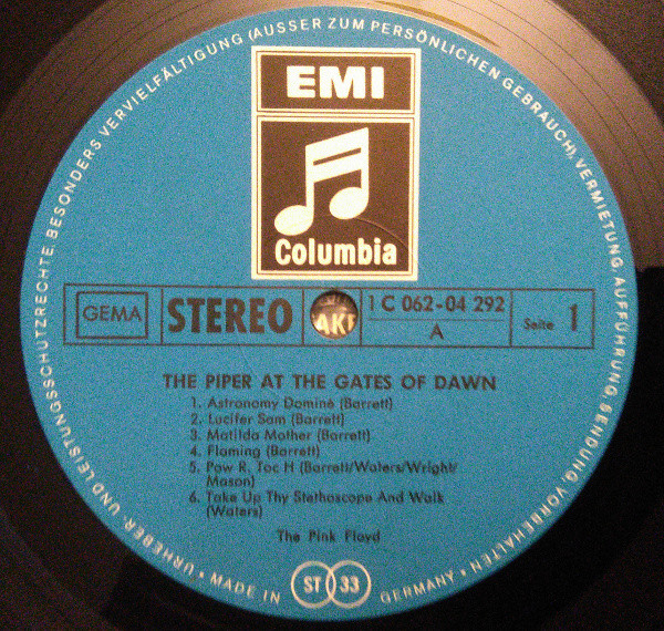 Pink Floyd - The Piper At The Gates Of Dawn (LP, Album, RE)