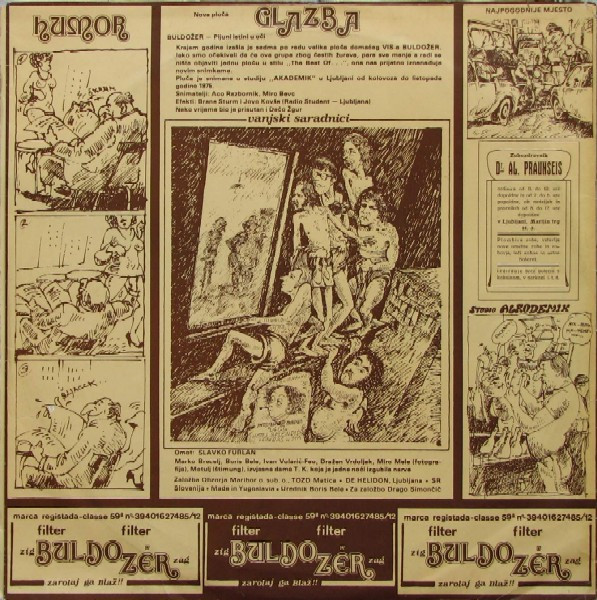 Buldožer - Pljuni Istini U Oči (LP, Album, RE)