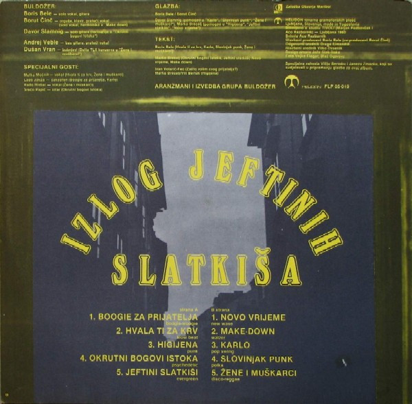 Buldožer - Izlog Jeftinih Slatkiša (LP, Album, RP, Uni)
