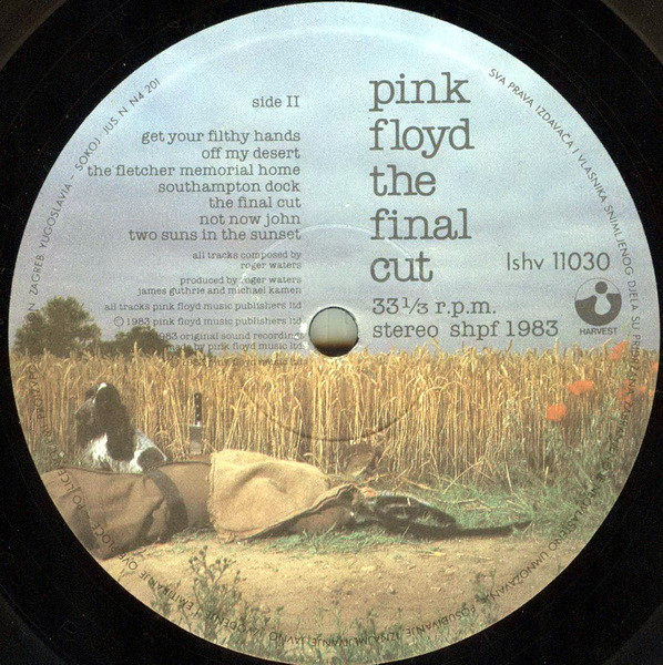 Pink Floyd - The Final Cut (LP, Album, Gat)