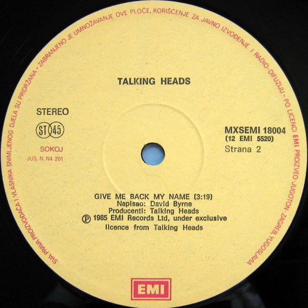 Talking Heads - The Lady Don't Mind (12