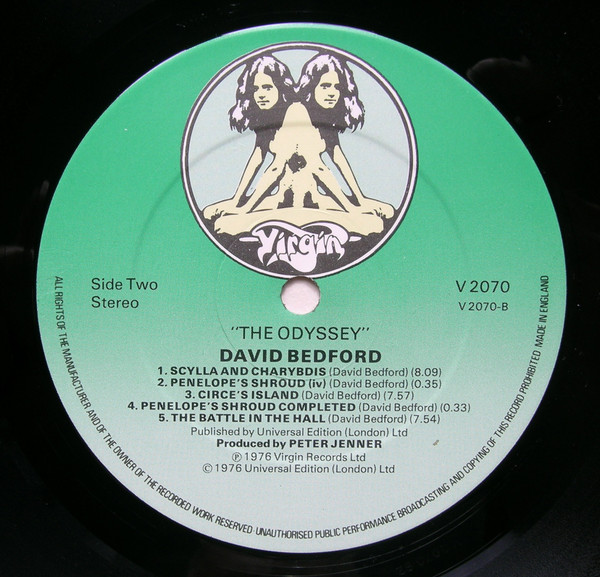 David Bedford - The Odyssey (LP, Album)