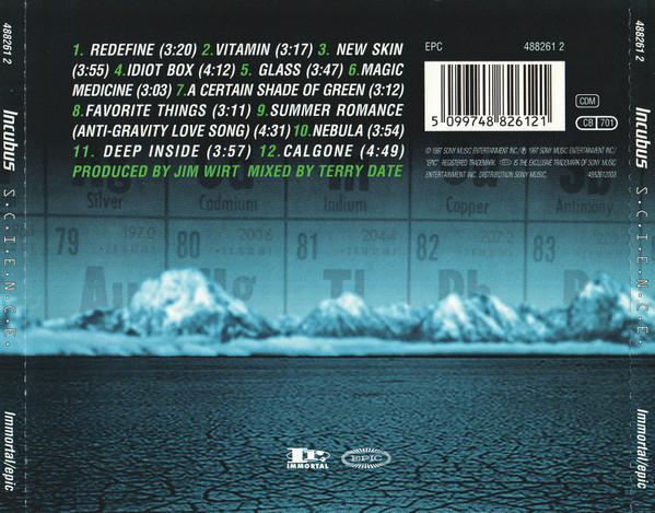 Incubus (2) - S.C.I.E.N.C.E. (CD, Album)