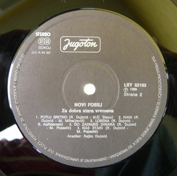 Novi Fosili - Za Dobra Stara Vremena (LP, Album)