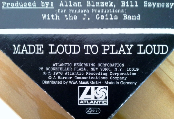 The J. Geils Band - Live - Blow Your Face Out (2xLP, Album)