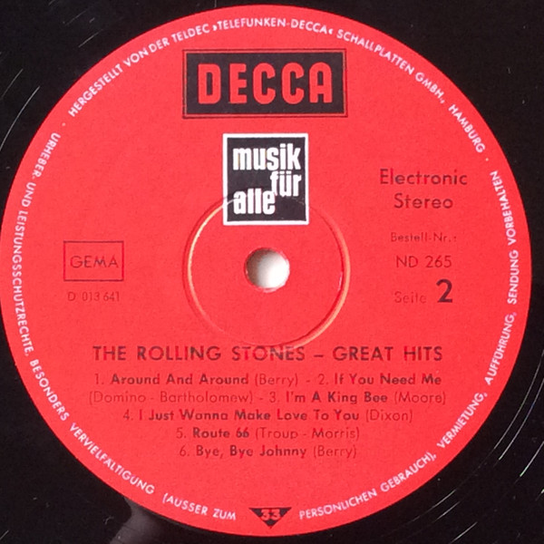 The Rolling Stones - Great Hits (LP, Comp)