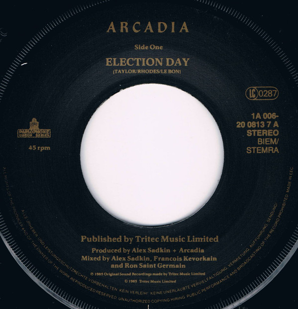 Arcadia (3) - Election Day (7