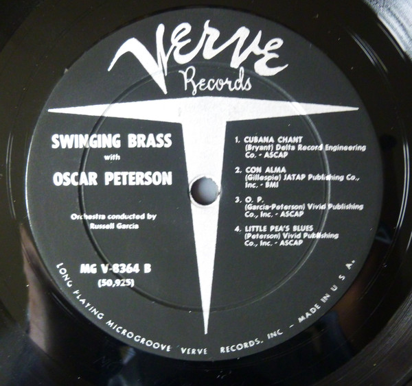 The Oscar Peterson Trio - Swinging Brass (LP, Album)