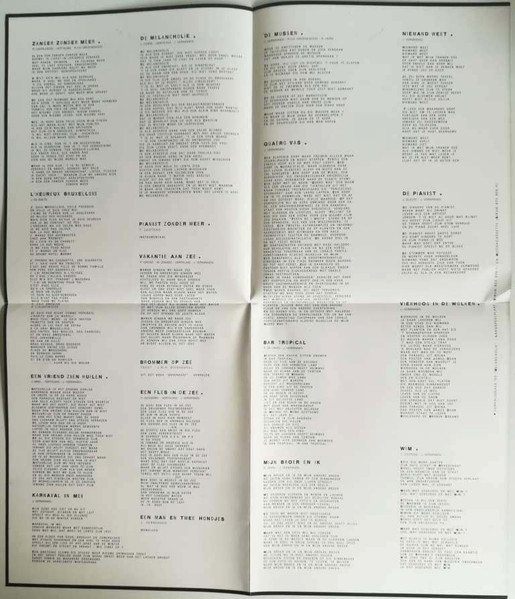 Johan Verminnen · Tars Lootens - Melancholie (LP, Album)