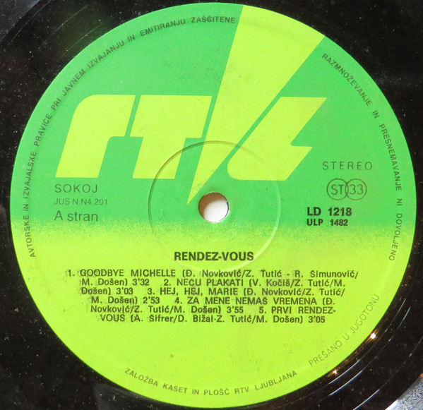 Rendez-Vous (5) - Rendez-Vous (LP, Album, RP)