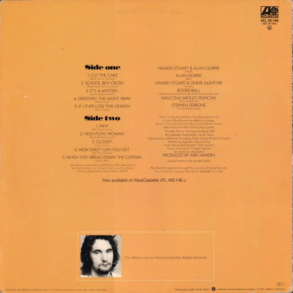Average White Band - Cut The Cake (LP, Album)