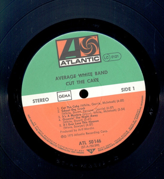 Average White Band - Cut The Cake (LP, Album)