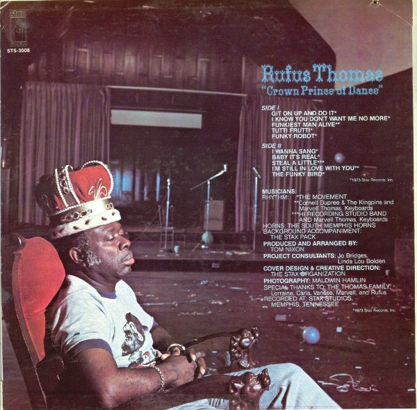 Rufus Thomas - Crown Prince Of Dance (LP, Album, Son)