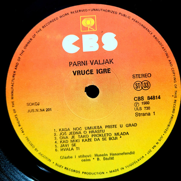 Parni Valjak - Vruće Igre (LP, Album)