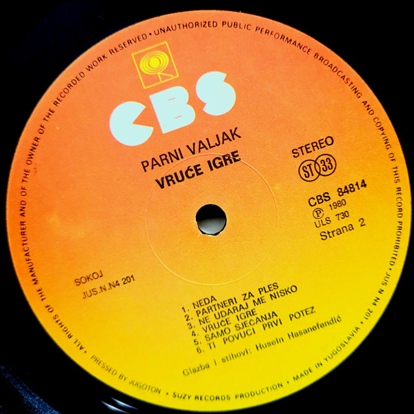 Parni Valjak - Vruće Igre (LP, Album)