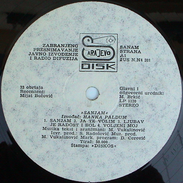 Hanka* - Sanjam (LP, Album)