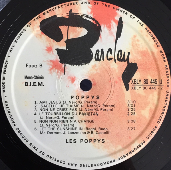 Poppys - Poppys (LP, Album)