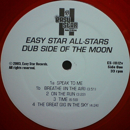 Easy Star All-Stars - Dub Side Of The Moon (LP, Album, Ltd, Red)