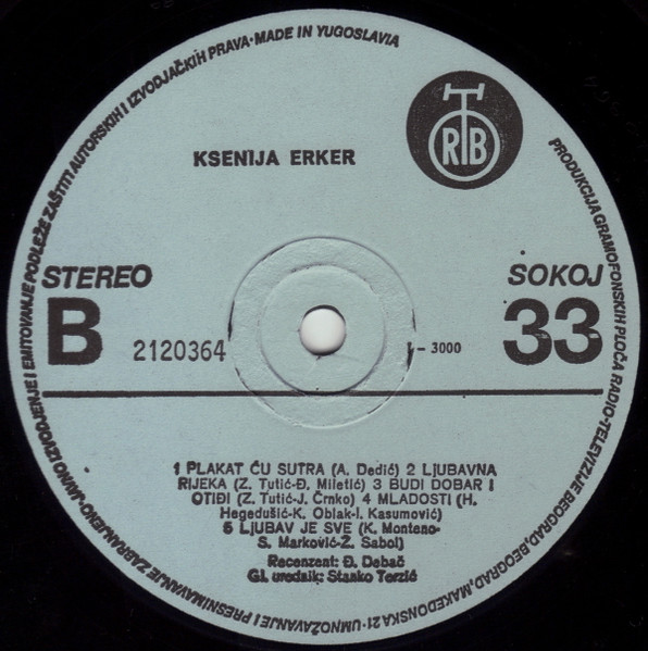 Ksenija Erker - S Ljubavlju Ksenija (LP, Album, Blu)